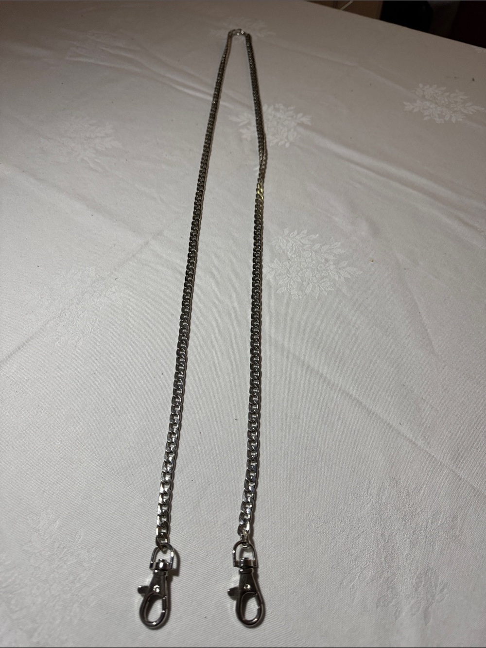 Silver Chain Strap with Lobster Clasps - Women Accessories